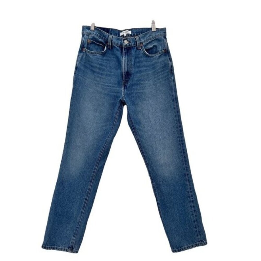 RE/DONE '70s High Rise Straight Leg Cotton Jeans Size 29